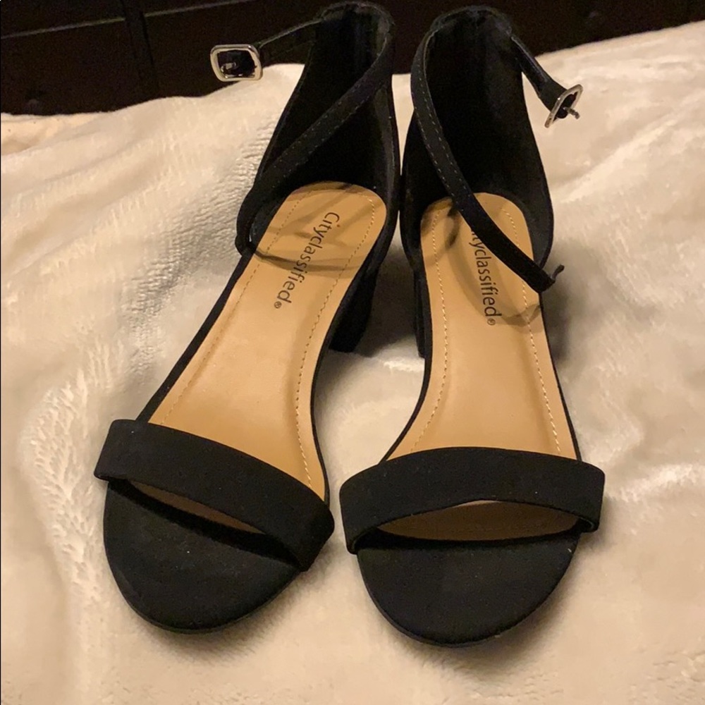 Black heels